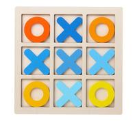 AMSLSIU Competitivo con gioco di puzzle educativo emozionante con scacchiera e divertimento interattivo per tutta la famiglia, rompicapo educativi, giallo, 14.5x14.5 cm