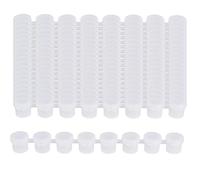 AMSLSIU Contenitori per vernice leggeri con coperchio per giovani creativi e aule d'arte Contenitori per vernice vuoti Strisce vuote per acquerelli e acrilici Barattoli, Chiaro, 5 ml 22.5 cm