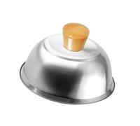 AMSLSIU Coperchio a cupola per piastra in acciaio inossidabile che scioglie il formaggio sugli hamburger garantendo al contempo il pieno mantenimento del