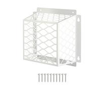 AMSLSIU Copertura anti-uccelli per ventola di scarico, resistente e sicura per la casa, previene i morsi degli animali, adatta per la copertura anti-uccelli della ventola di scarico, bianco