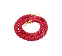 AMSLSIU Corda barriera durevole - Leggera e facile da trasportare per il controllo della folla Corda per il controllo della folla per per, rosso, W05-1