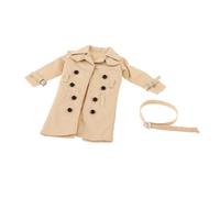 AMSLSIU Costume da soldato con cappotto da trincea, accessorio in miniatura in Per scala 1/12, che migliora il realismo per l'esposizione di bambole, action figure, vestiti soldato, abiti, cosplay,