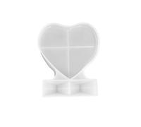 AMSLSIU Creazione di gioielli Stampi Artigianato Cuore Multi-Specifica Accessori per stampi Stampo in silicone Forniture per l'anniversario, Cuore/cornice del telefono/L