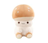 AMSLSIU Cuscino a forma di fungo gigante, lavabile in lavatrice, per eventi e matrimoni, facile da trasportare. Cuscini di peluche a forma fungo gigante, Peluche funghi, 55 cm-1.48 kg
