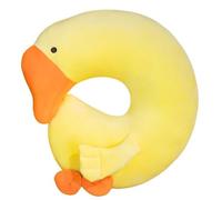 AMSLSIU Cuscino per il collo a forma di U Cuscino per dormire farcito da viaggio Supporto per la testa dei cartoni animati Decorazione per sedia per bambole Morbido e confortevole