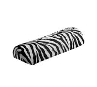 AMSLSIU Cuscino per manicure professionale Strumento per il trucco in poliestere facile e non faticoso per la parte di manicure per nail art per nail art, zebrato