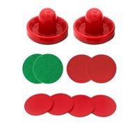 AMSLSIU Dischi da air hockey leggeri con spingitori per giochi arcade per famiglie e mini tavolo da air hockey Dischi sportivi competitivi Mini tavolo Home