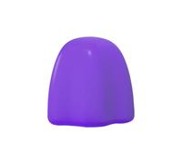AMSLSIU Dispenser di dentifricio a chiusura automatica con cappuccio per dentifricio Sostituzione del coperchio antipolvere portatile lavabile riutilizzabile in silicone, Viola