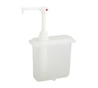 AMSLSIU Distributore di sciroppo, contenitore per miele, pressa manuale, per salse, sciroppo, miele, olio, ketchup, distributore di caffè per bar del caffè, bottiglia con pompa