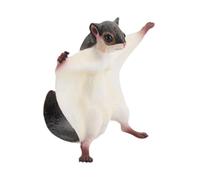 AMSLSIU Figure di animali dipinte a mano, oggetti artigianali realistici e dettagliati, regali di compleanno, ornamenti unici per l'ufficio, decorazioni per, Scoiattolo volante
