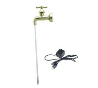 AMSLSIU Fontana con Rubinetto Galleggiante, annaffiatoio Creativo per Prato, Dispositivo da Esterno, Giardino, Idee Regalo da Tavolo, Fontana Tavolo per la Festa degli