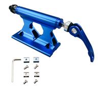 AMSLSIU Forcella Anteriore per Bicicletta Blocco Clip di Fissaggio a sgancio rapido Staffa di parcheggio Supporto per Supporto per Montato su Auto, Blu