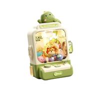 AMSLSIU I piccoli giocattoli a forma di macchina con artiglio trasformano il tempo di gioco in un'avventura di apprendimento divertente, mantenendo i bambini, Verde, 20x15.7x29.6 cm