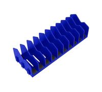 AMSLSIU Il rack di stoccaggio per taglierina a facile espansione semplifica l'organizzazione degli strumenti Rack di stoccaggio per pinze ABS a 10 slot antiscivolo e staccabile, blu