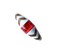 AMSLSIU Indicatore di direzione della Coda della Bici Biciclette da Strada di Montagna svolta Senza Fili Indicatore avviso a LED Fanale Posteriore Guida, Bianco