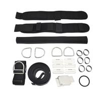 AMSLSIU Keep Diving HN-T99 Backplate Harness Set Staccabile Regolabile Snorkeling Kit Cinghia inguinale Cintura per Pesi