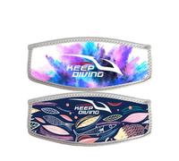 AMSLSIU KEEP DIVING Per Maschera subacquea da 2 mm Protezione per la testa Attrezzatura da snorkeling per adulti, Parte 3