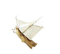 AMSLSIU Kit di montaggio per barca a con puzzle 3D, esperienza di assemblaggio di modelli di barche per bambini e adulti da divertirsi insieme mentre imparano, nessun cannone di bronzo, 31x10x29cm