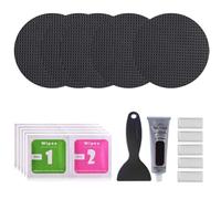 AMSLSIU Kit di Riparazione per tappeti Elastici Adesivi industriali per Una Maggiore Durata Kit di Riparazione per tappeti Elastici in PP per per reti da, digitare+3