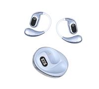 AMSLSIU Le cuffie per traduzione wireless riducono al minimo la dipendenza da Internet Modalità multiple per una comunicazione efficace Auricolari aperti, turchese