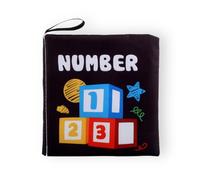 AMSLSIU Libri di stoffa per bambini Apprendimento precoce Educativo Conoscenza Tessuto Intelligenza Sviluppo Sonaglio Addestramento Infantile Compleanno