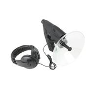 AMSLSIU Microfono direzionale portatile con capacità di ascolto remoto per il birdwatching Microfono parabolico in ABS monoculare