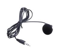 AMSLSIU Mini Mike Microfono esterno cablato Clip On Clip On Mike da bavero 5 mm Prestazioni portatili Adatto per PC laptop Alte prestazioni Facile