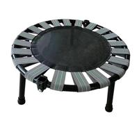 AMSLSIU Mini trampolino Jump Bed per bambini, regali di compleanno per interni ed esterni, pieghevole, portatile, robusto, giocattolo durevole per esercizi, mini trampolino per