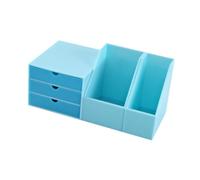 AMSLSIU Mobili da scrivania per case delle bambole organizzati che offrono spazio di gioco ordinato che incoraggia i bambini a essere creativi con le storie, Blu, 3.7x5.3x4.6 cm