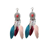 AMSLSIU Orecchini bohémien Stile penzolante lungo 1 paio con design classico Forniture da sposa leggere Accessori moda Regali di compleanno, Colore misto