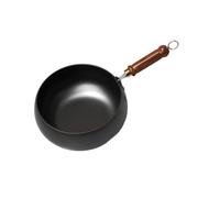 AMSLSIU Padella Wok versatile Rivestimento antiaderente Concentrazione efficiente del calore Ingredienti per friggere e brasare Progettato per fornelli a, senza coperchio, 24 cm