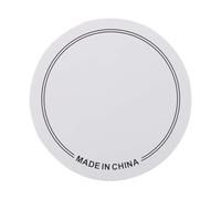 AMSLSIU Patch per grancassa, pad per pelle, patch per pelle, suono e con durata e aumento della consistenza del suono. Protezione per a pedale singolo/per, Pedale singolo bianco