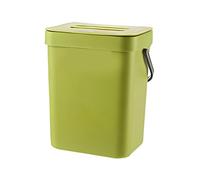 AMSLSIU Pattumiera da appendere alla parete del bagno Coperchio della pattumiera Secchio della spazzatura Cestino spazzatura in stile nordico per la degli attrezzi camera da