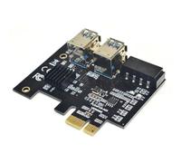 AMSLSIU PCI-E 1X Adattatore da 1 a 4 Extender Quick Speed PCI- Splitter Scheda del Convertitore Scheda di Espansione PCB Circuit Board