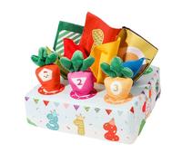 AMSLSIU Peluche interattivo a forma di carota che offre un gioco divertente, supportando l'apprendimento precoce e il coinvolgimento interattivo dei genitori.