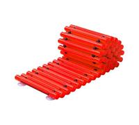 AMSLSIU Ponte di equilibrio per esterni dai colori vivaci, tavola di equilibrio per bambini che rende il gioco attivo coinvolgente e divertente, sviluppando, rosso, 150x28.5 cm