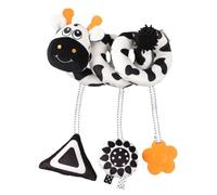 AMSLSIU Proller Giocattolo per Animali con cigolio in Bianco e, Comodo per seggiolini per Auto e passeggini, seggiolino per Auto in Peluche, Giocattoli per Bambini mobili, Tipo 2