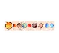 AMSLSIU Puzzle in legno del Per sistema solare Puzzle per lo sviluppo iniziale e le attività dei più piccoli Puzzle per ragazzi e ragazze I migliori regali per 3-6, Tipo D
