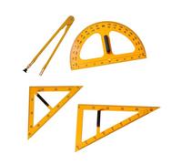 AMSLSIU Righello per matematica e geometria, grande numero, eccellente per aule didattiche di ingegneria, facile da usare, strumento multifunzionale per