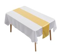 AMSLSIU Runner da tavolo per la,oro,29 cm*275 cm