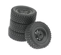 AMSLSIU Ruote e pneumatici RC resistenti che garantiscono prestazioni affidabili su più superfici Cerchioni RC Pneumatici Diametro 7 cm Ruote e set per auto da turismo 1/12