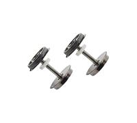 AMSLSIU Ruote per modellini di treni in Per scala HO 1/87 che offrono prestazioni eccellenti con un buon assorbimento degli urti e silenziose per accessori per treni per hobby ferroviari in Per