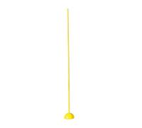 AMSLSIU Segnalini per allenamento di calcio Segnalini per allenamento di calcio Pali per segnaletica da Versione portatile con base ad acqua per attività all'aperto Coni, Giallo, 1.5 milioni