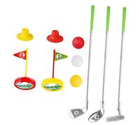 AMSLSIU Set da Golf per Bambini, Set da minigolf, Giocattoli per Bambini attraenti, Divertenti Giochi con la Palla, incoraggiano esperienze di apprendimento