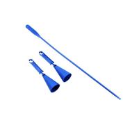 AMSLSIU Set di fruste per Pali compatti, Inclusi adattatori per galleggianti ruvidi e adattatori per Pali Resistenti, Accessori Essenziali per la Pesca alla Carpa all'aperto, Blu, L