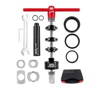 AMSLSIU Set di Strumenti per la rimozione e Il Montaggio del Movimento Centrale della Bici, Durevole Strumento per la pressatura dei Cuscinetti, Colore Oro, Rosso, 25x22x7cm