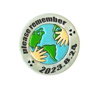 AMSLSIU Spilla colorata e divertente: aggiungi colore al tuo outfit con una spilla colorata e divertente, e artistica, Inquinamento marino