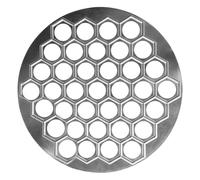 AMSLSIU Stampo per gnocchi 37 fori Stampo in lega di alluminio Bakeware Cottura Strumenti di cottura riutilizzabili Cucina Ristorante Gadget macchina