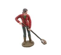 AMSLSIU Statuette di contadini, decorazioni dipinte a mano e strumenti di apprendimento che incoraggiano l'immaginazione e il coinvolgimento dei bambini.