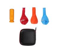 AMSLSIU Strumenti di allenamento per la compensazione dell'udito in, compatti e leggeri, con palloncini di colori casuali per esercitarsi nell'equilibrio della pressione, Oro, 5.9 centimetri